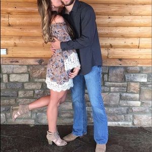 Boutique (blu pepper) off-the-shoulder dress